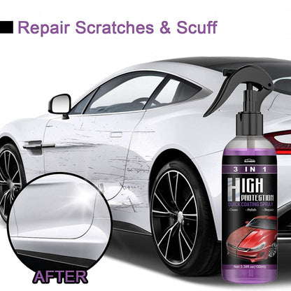 Hydrophobic Nano Coating Polish Spray for Cars, Motorcycles & Boats | Scratch Protection & Polishing - Pack of 2