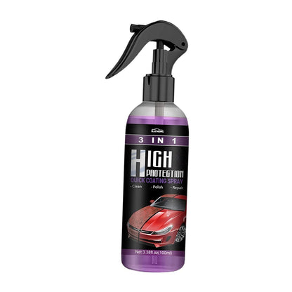 Hydrophobic Nano Coating Polish Spray for Cars, Motorcycles & Boats | Scratch Protection & Polishing - Pack of 2