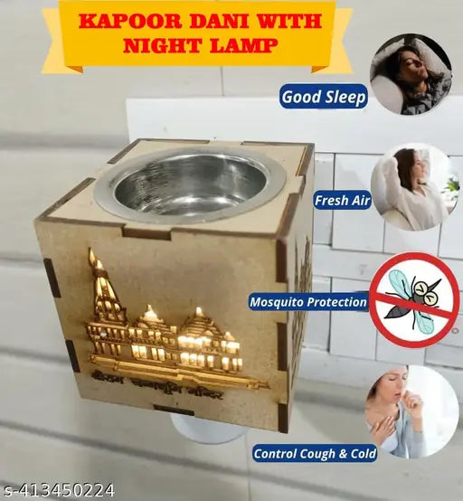 3-in-1 Ayodhya Ram Mandir Aroma Burner & Night lamp